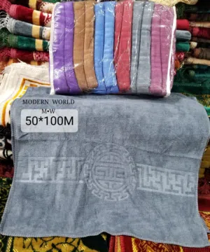 مناشف حجم50×100تستخدم لتنشيف اليداو الوجه او الشعر قماش طبي وكذالك لصوالين الحلاقه او كوافير التجميل