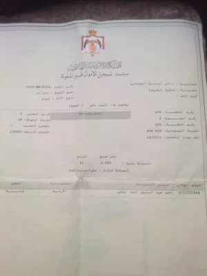 ارض للبيع او للبدل علا سياره