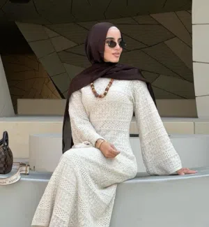 فستان ناعم ربيعي خريفي