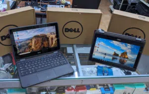 Dell 2-in-1 Touch Laptop+Tablet 8GB RAM SSD M.2 35x Fast With Box & Charger