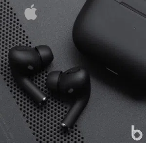 ايربودز برو black تعمل على الايفون والاندرويد