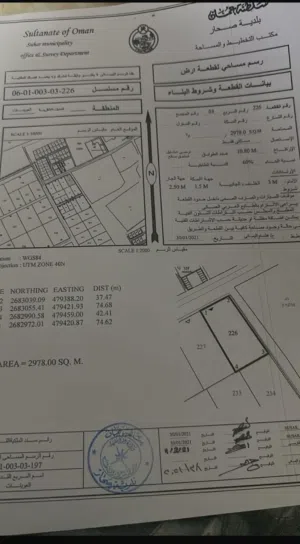 Residential Land for Sale in Al Batinah Sohar