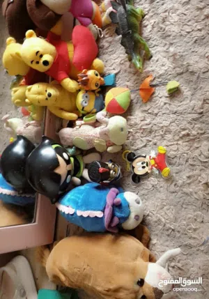 العاب اطفال امريكي حشو و دمى دبدوب وشخصيات كرتون