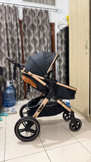 Belecoo Baby Stroller with Car Seat & Diaper Bag – Brand New  AED 1,100 (Negotiable)
