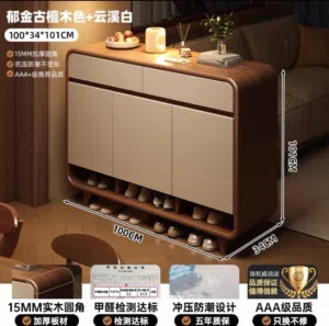 خزانة أحذية أنيقة وعملية مع مقعد مخصص– بالتصميم العصري والجودة العالية تصميم عصري يجمع بين لون