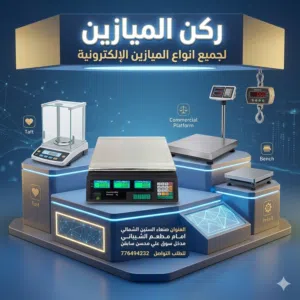 ميزان إلكترونية من ركن الميازين لجميع انواع الميازين إلكترونية ميزان 30كيلو بجرام الواحد جودة عالية