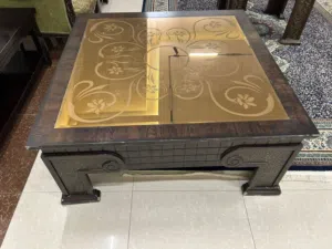 طقم طاولات كبيرة الرياض المصيف  Vintage coffee table & side table