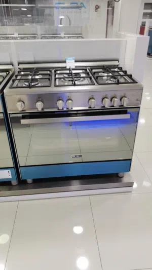 عرض نااار على فرن البا 90 سم ستيل مع مروحة منصب ثقيل هافي ديوتي