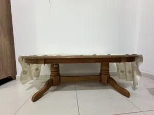 Wooden coffee table