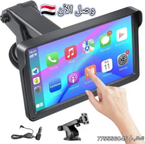 شاشة سيارة لمس 7 بوصة بلوتوث و وايفاي و ذاكرة وفلاشه وUSB و ريموت