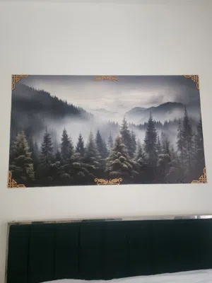 wall canvas frameless