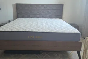 used only 1 time for guests ,new,bed set with the cabinet