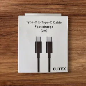 بسعر حرق للكميات سلك شحن 240 واط 5 امبير c to c 2m (كفالة استبدال) اقل كمية 50 حبة