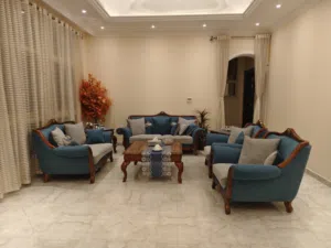 Traditional Arabic Royal Blue sofa set