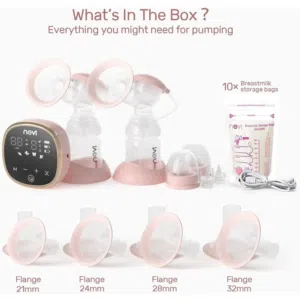 ملاطة حليب جديدة NCVI Double Electric Breast Pump
