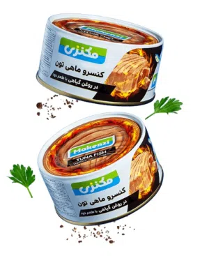 تونة جيذر مكنزي مدخن ماء ملح عادي فلفل فاصولياء صلصة طماطم قطعة وحدة ايرانية متوفرة لدى التماثل دايم