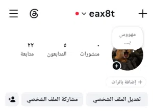 حساب أنستغرام خماسي