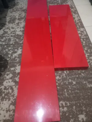 رف ايكيا حجمين لون احمر