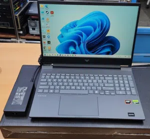 للبيع لابتوب جيمنق Hp victus Gaming 15.6 144 hz ryzen5  16 DDR5/512SSD/3050 6GB RTX كالجديد
