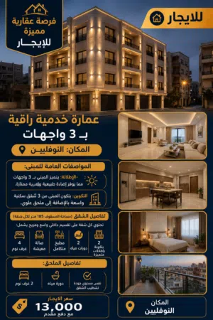 عمارة خدمية للايجار في النوفليين