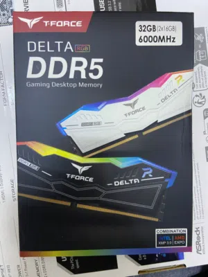 T-FORCE DELTA RGB DDR5. 16GB 6000MHz