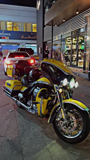 Harley ultra glider CVO special سعر حرق حرق