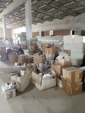 بضاعه كهربائيه وشوي معدات ورش مخلطه جديدا 40الف قطعه القطعه على 11دينار سعري كزيوني للبيع مستعجل