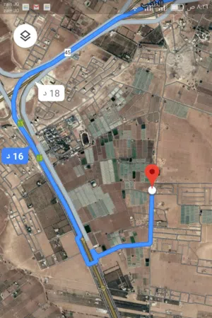 Residential Land for Sale in Amman Airport Road - Manaseer Gs