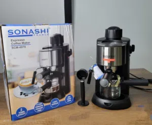 Machine A Café Bras Expresso Et Cappuccino Marque Sonashi 4979 - 850W