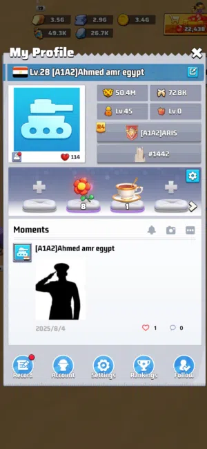 حساب لعبة last war