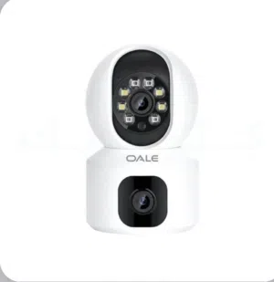 كاميرا مراقبة مزدوجة OALE iHome 03 بدقة 1080 بكسل