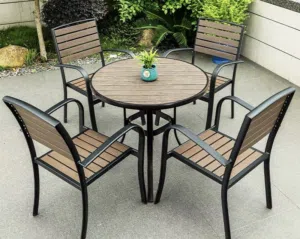 Out door table with chairs