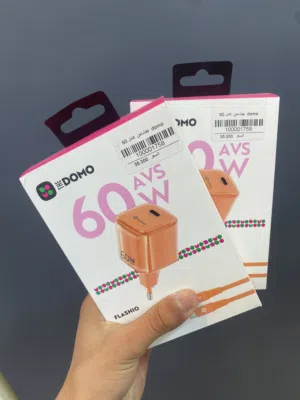 شاحن Domo 60w new  كفالة 18شهر