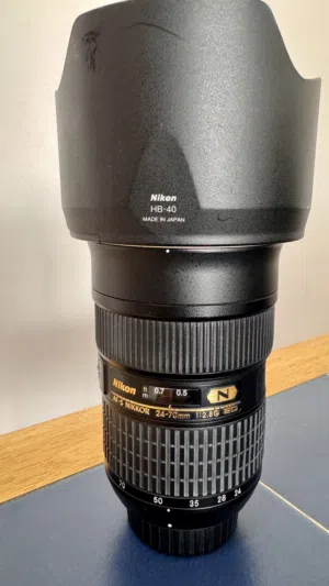 Nikon 24-70 f2.8G ED non VR lens
