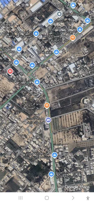 زوز فيلات مساحة ارض 1400متر قرب مصرف النوران للبيع