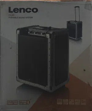 Lenco PA-80 Portable Speaker - 70W RMS