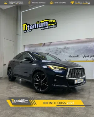 انفينتي QX55 موديل 2022 مع ضمان سنه
