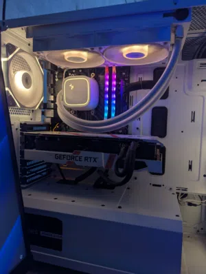 حاسبة pc gaming white نظيفة فول مواصفات