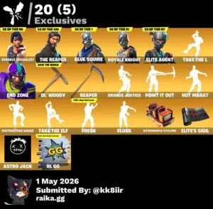 Fortnite Accounts and Characters for Sale in Al Dakhiliya