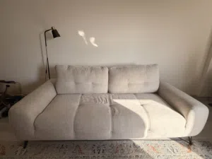 Reedo 3 Seater Sofa Beige Pan Home