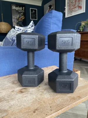 dumbbells set 10 kg set  free home delivery