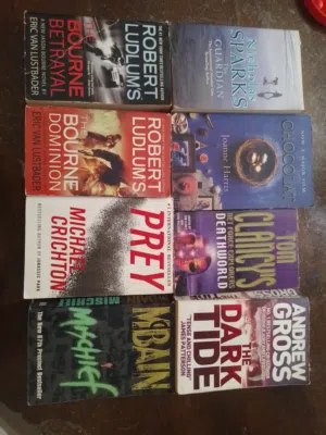 Different novels for sale (price given is for ONE BOOK)