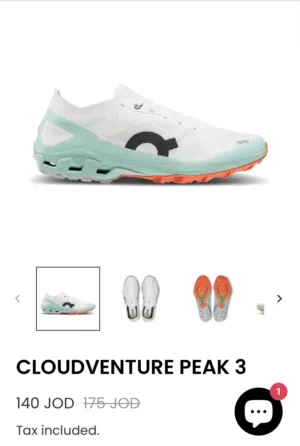 ON cloud trail running shoes new