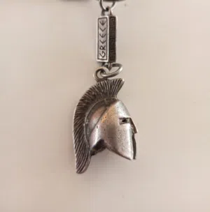 Copper and silver sparta hat