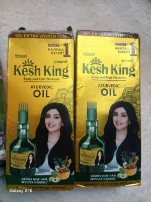 زيت كيش كينج الهندي   زيت كيش كينج والشامبو بتاعه  الزيت الإطااااااااااله والانبات الناس ا