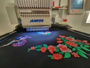 Mushtaq 15 needles embriodery machine مكينة طتريز خياطة كمبيوتر