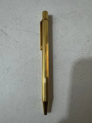 Vintage Cartier Must de Cartier Gold-Plated Fluted Ballpoint Pen – Excellent Condition
