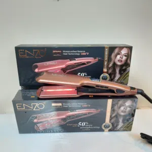 كاوي شعر الاصلي ستريتنر كاوي مملس شعر انزو حراره ENZO 1080 ستريتر مكوى الشعر تمليس شعر سشوارات تسريح