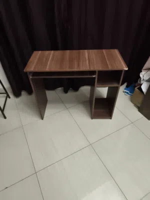 Study/Office table for bedroom/hall.. in good condition with good brown wood design, negotiable