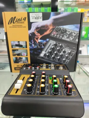 Brand New 4 Channel Audio Mixer in Oman  Studio-Ready  6 Months to 1 Year Warranty